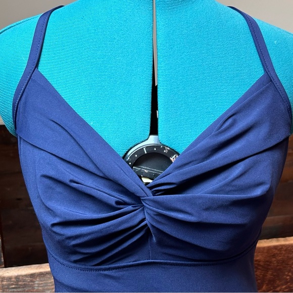 Athleta Twister Tankini Swim Top w Supportive Underwire & Neoprene Pads 36D 36DD - Picture 9 of 13